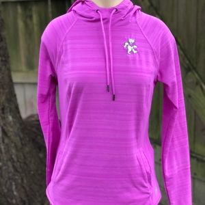 Grateful Dead embroidered Fila hooded shirt